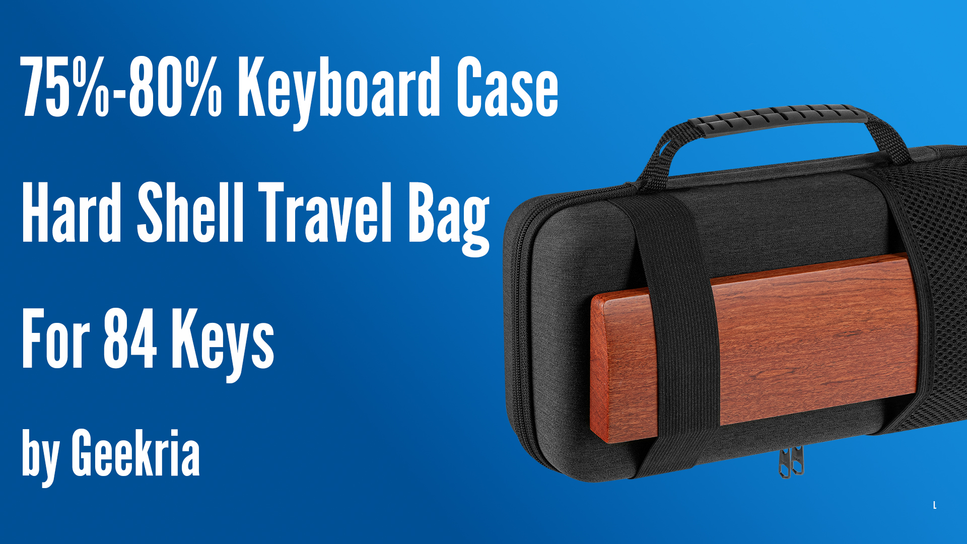 Amazon.com: GEEKRIA 75% 84-key Keyboard Case, Hard Shell Travel